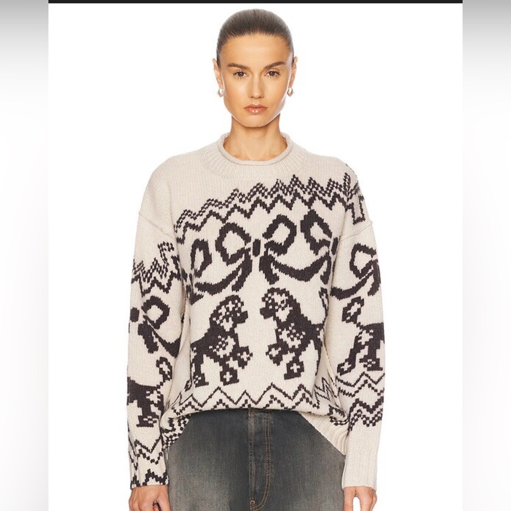 Acne studios Kaiden Donegal fair isle sweater